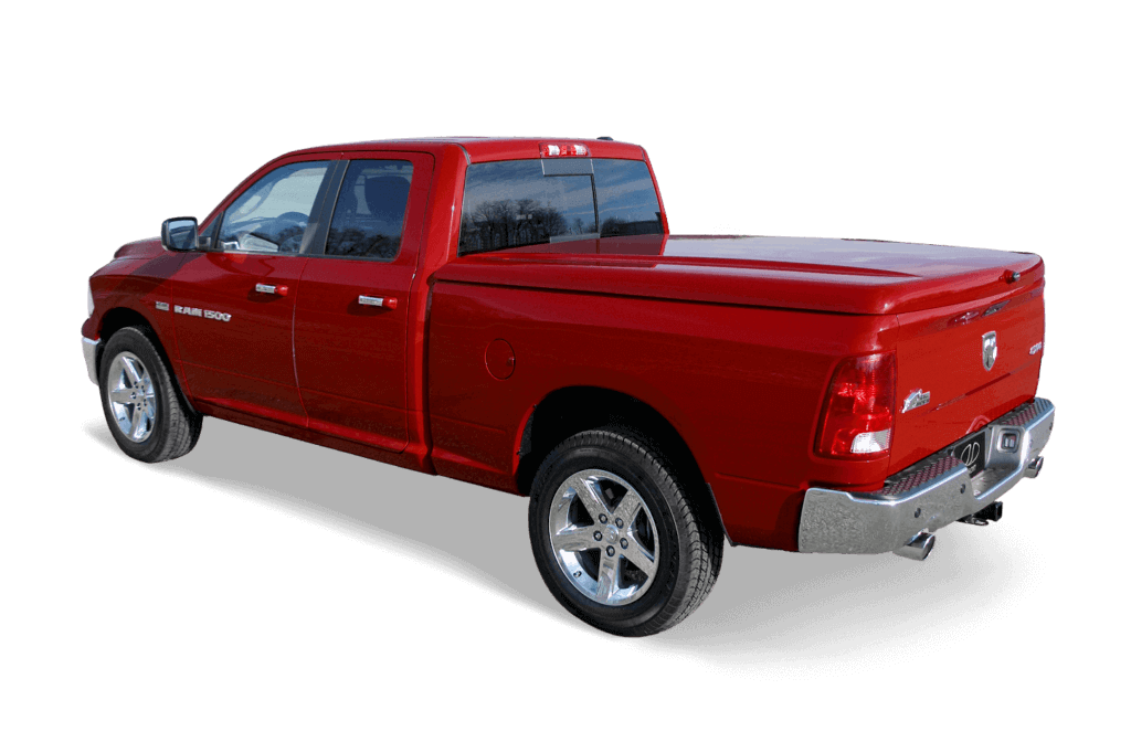 red dodge ram 1500 with jason rage tonneau cover